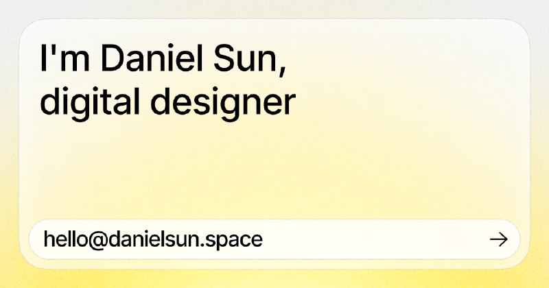 Daniel Sun - Your partner in digital design