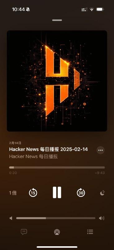 做了个 AI 工作流，抓取 Hacker News 每日热门文章生成中文播客 🎙️ 可以在每天上班路上听到最顶级的科技趣事了地址：