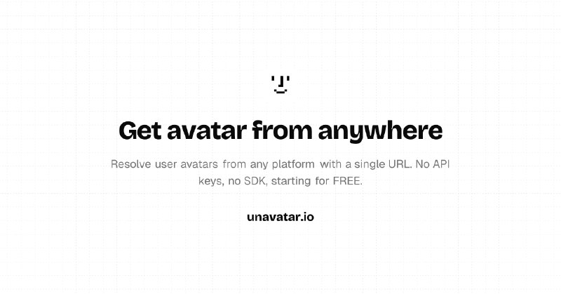 unavatar.io: The universal avatar API for username, email, and domains