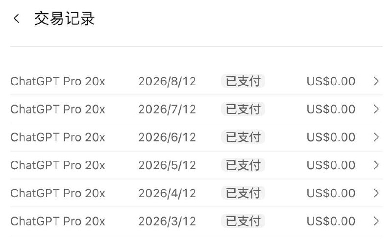 谢谢 OpenAI 这半年的慷慨赞助