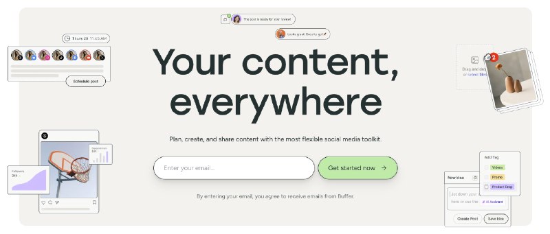 如何一次性发布内容到 X、 Mastodon、Threads、Telegram、BlueSky 五个平台？我使用 Buffer 发布到 X、 Mastodon、Threads