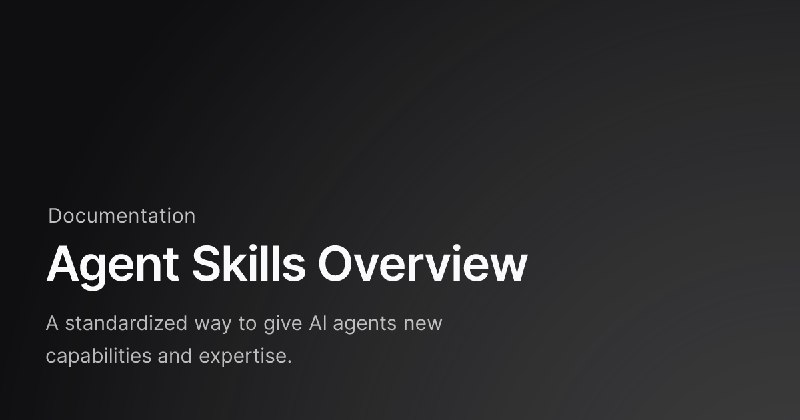 Agent Skills Overview - Agent Skills