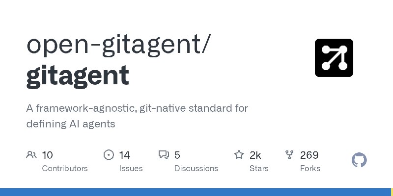 GitHub - open-gitagent/gitagent: A framework-agnostic, git-native standard for defining AI agents