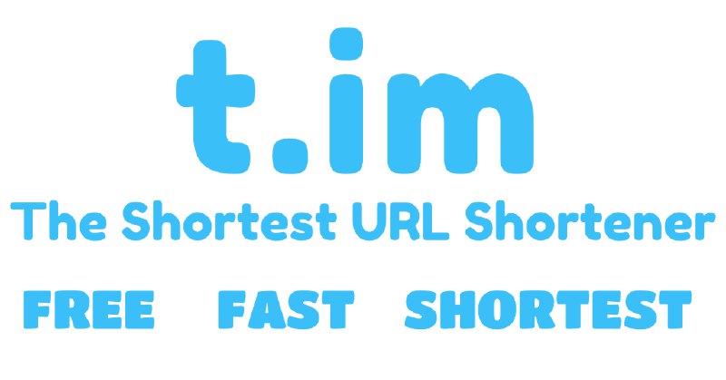 T.im - The Shortest URL Shortener - T.im