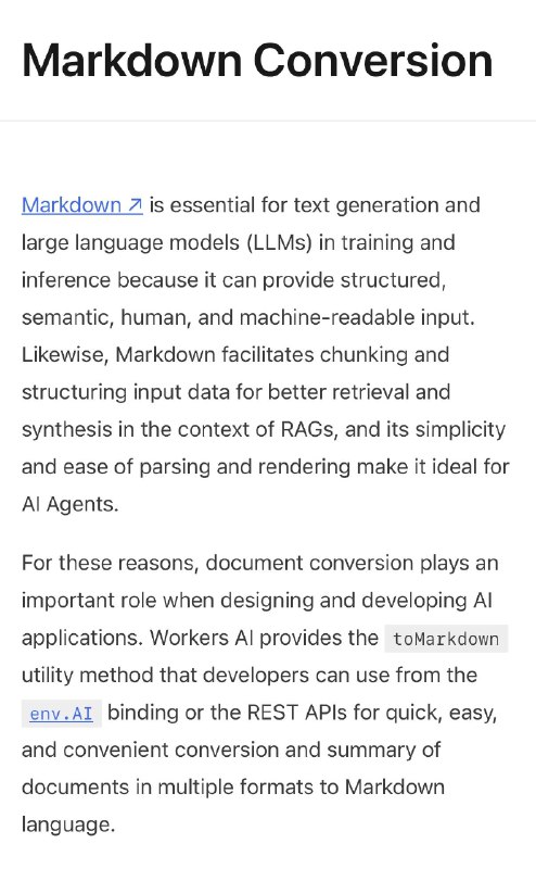 Cloudflare Worker 出了一个文件转 Markdown 的方法