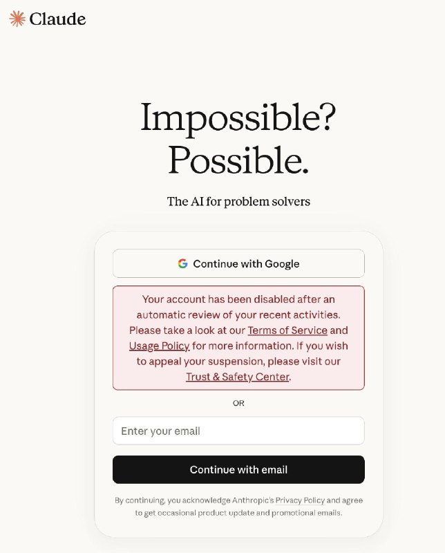 你的 Claude 2025  年度报告：你注册了Claude  5 次，被封禁了 6 次