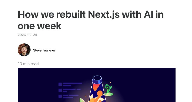 Cloudflare 使用 AI 和 Vite 重构了 Next.js ,  叫作 Vinext
