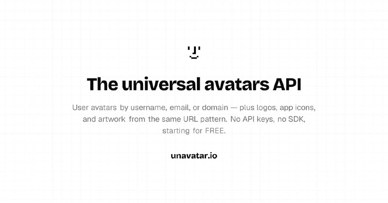 unavatar.io: The universal avatars API for username, email, and domain — plus logos, icons & artwork