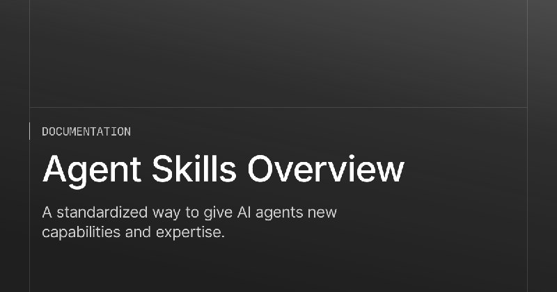 Agent Skills Overview - Agent Skills