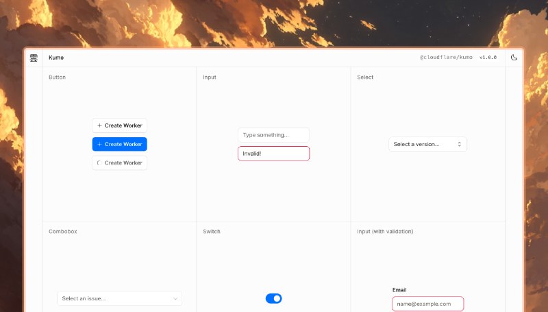 Cloudflare 开源了自己基于 Base UI 的 UI 库 Kumo 